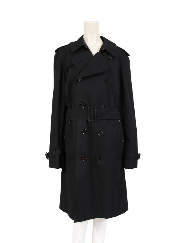 Burberry London トレンチコート　黒 バーバリー ロンドン BURBERRY LONDON トレンチコート 黒 LL アウター