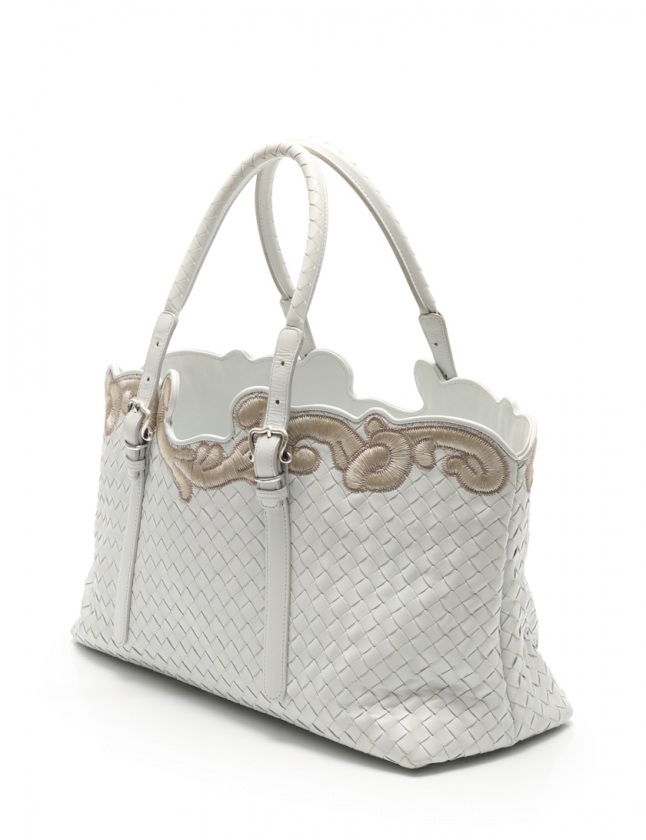 ボッテガヴェネタ BOTTEGA VENETA トートバッグ イントレチャート 刺繍  