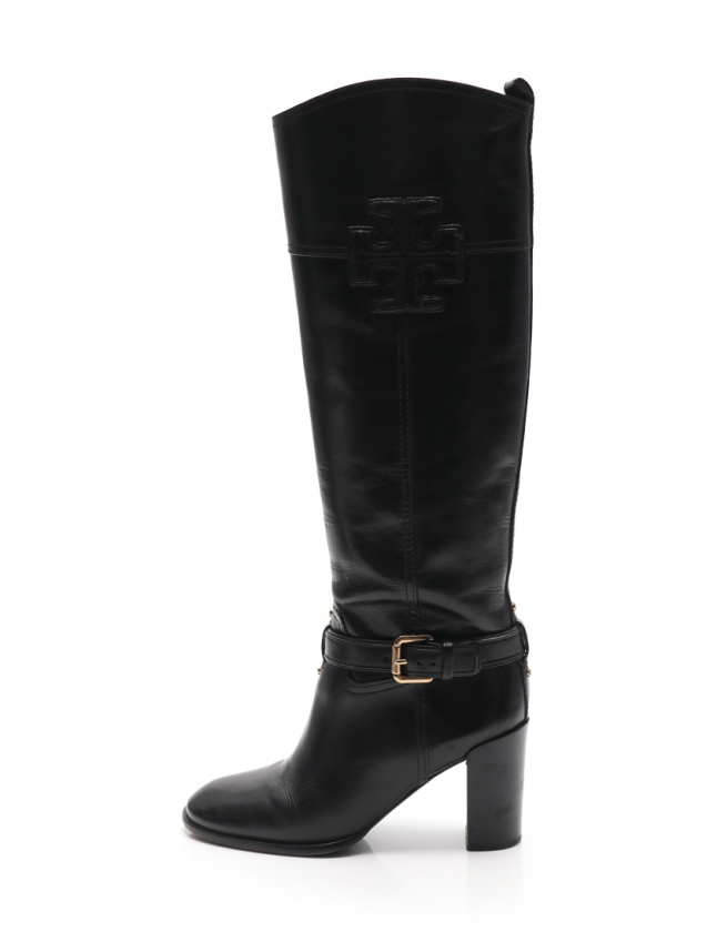 TORY BURCH ブーツ サイズ5M(22.5) 黒 トリーバーチ