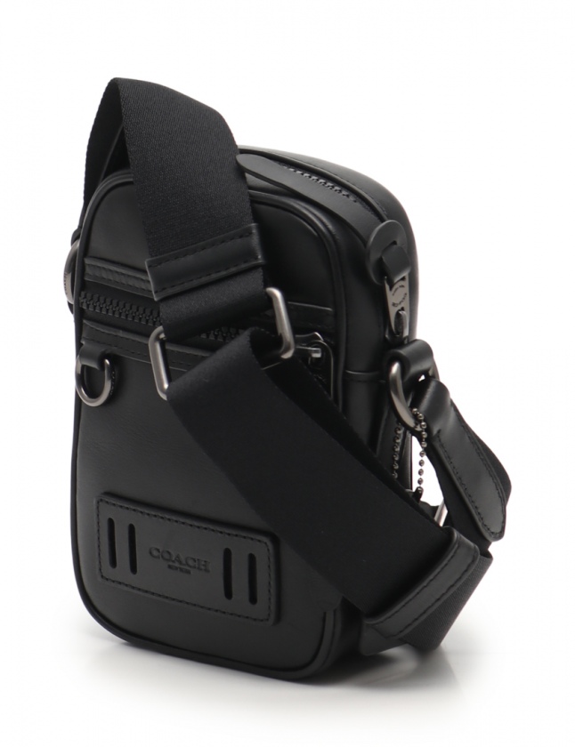 コーチ COACH ショルダーバッグ スムース レザー テレイン ミニ クロス  