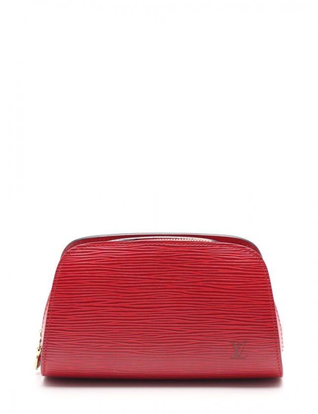 LOUISVUITTON　エピ　ドーフィーヌPM　ポーチ　M48447　レッド ルイヴィトン LOUIS VUITTON ポーチ ドーフィーヌPM エピ カスティリア