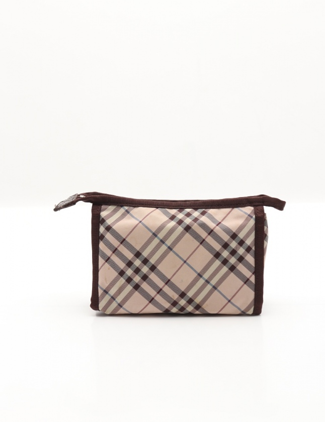 BURBERRY BLUE LABEL バーバリーブルーレーベル ポーチ 円く