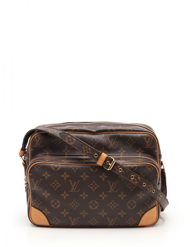 ルイヴィトン LOUIS VUITTON ショルダーバッグ ナイル モノグラム 茶