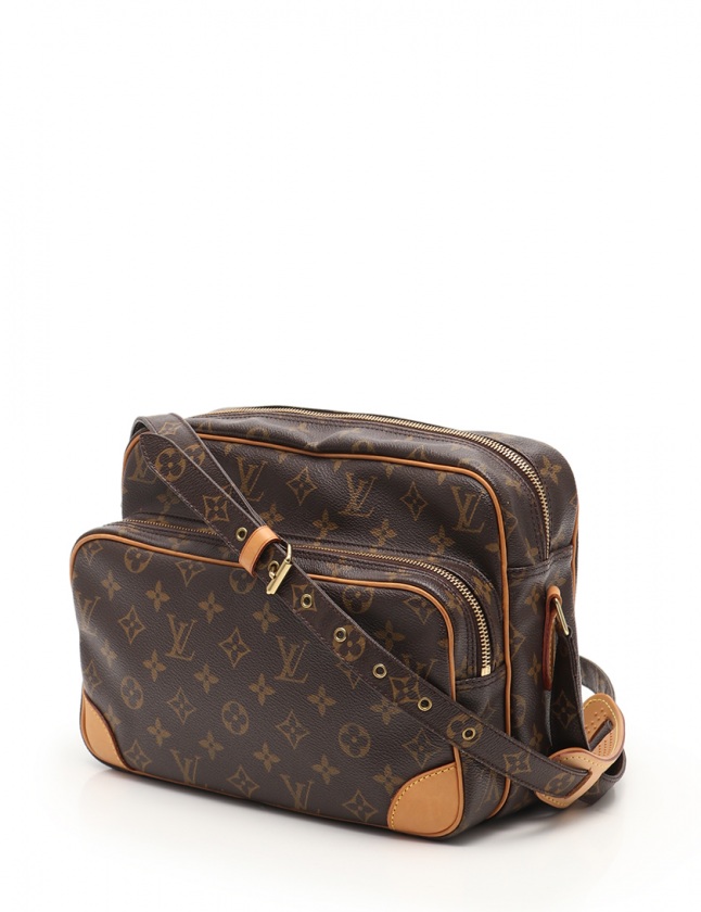 ルイヴィトン LOUIS VUITTON ショルダーバッグ ナイル モノグラム 茶