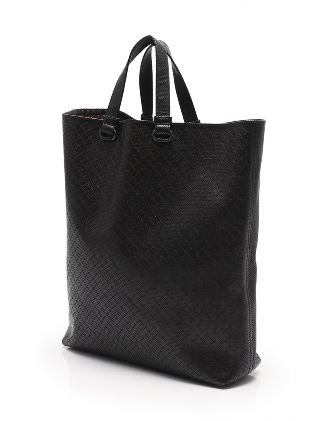 ボッテガヴェネタ Bottega Veneta トートバッグ イントレチャート 黒 レザー パンチング メンズ レディース 114 ベクトルパーク