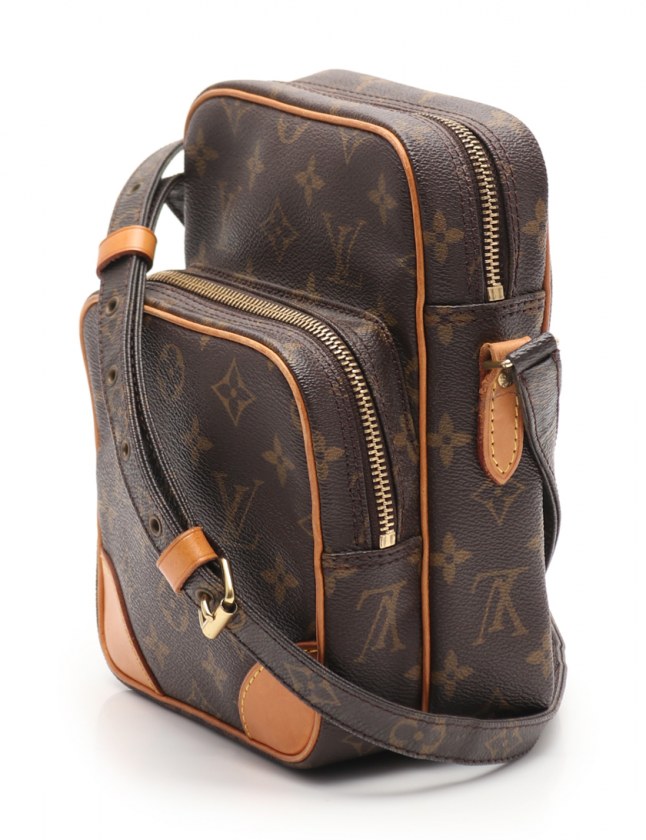 ルイヴィトン LOUIS VUITTON ショルダーバッグ アマゾン モノグラム 茶 