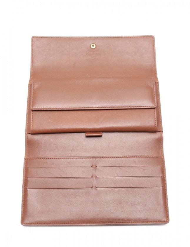 ルイヴィトン LOUIS VUITTON 三つ折り長財布 ポルトトレゾール