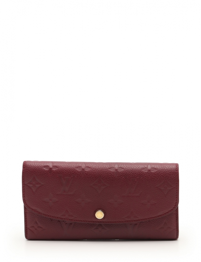 ルイヴィトン LOUIS VUITTON 二つ折り長財布 ポルトフォイユ エミリー 