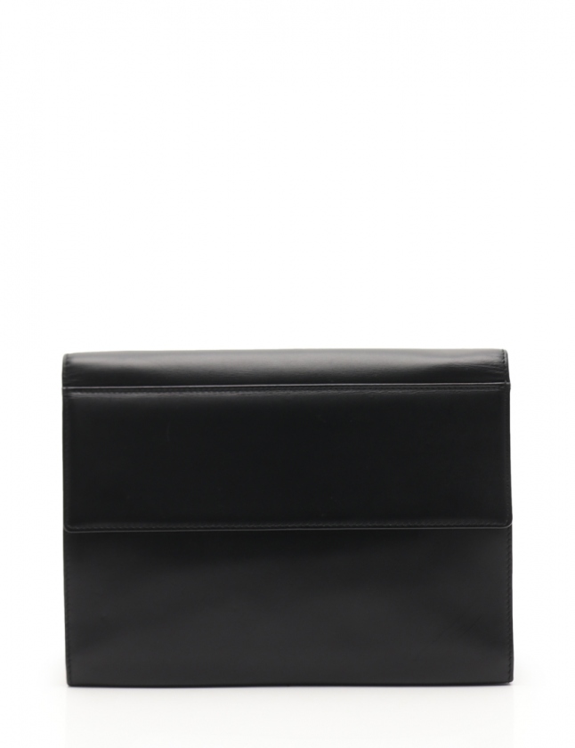 ダンヒル dunhill セカンドバッグ クラッチバッグ 黒 レザー