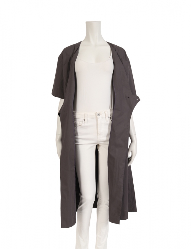 CELINE コート ⭐︎ダークグレー34 セリーヌ CELINE ロングコート ダークグレー 34 アウター S