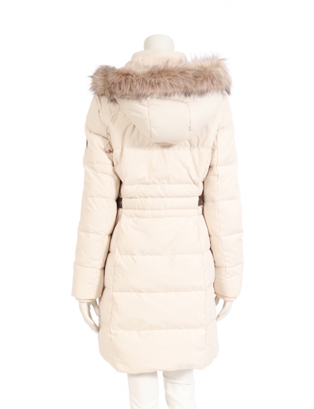 ローレンラルフローレン LAUREN RALPH LAUREN ダウンコート アイボリー  