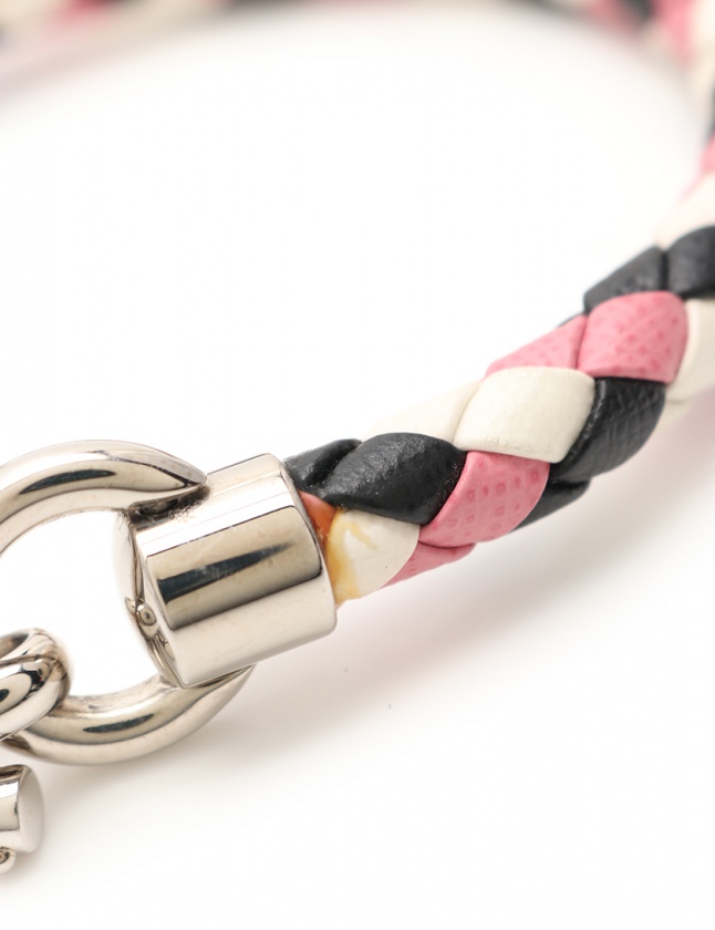 プラダ PRADA ブレスレット 白 ピンク ネイビー アクセサリー プラダ PRADA ブレスレット 白 ピンク ネイビー アクセサリー