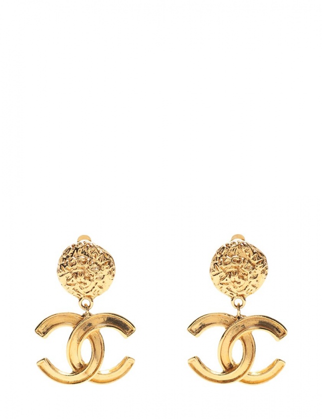 シャネル CHANEL イヤリング ココマーク ゴールド アクセサリー 95A 
