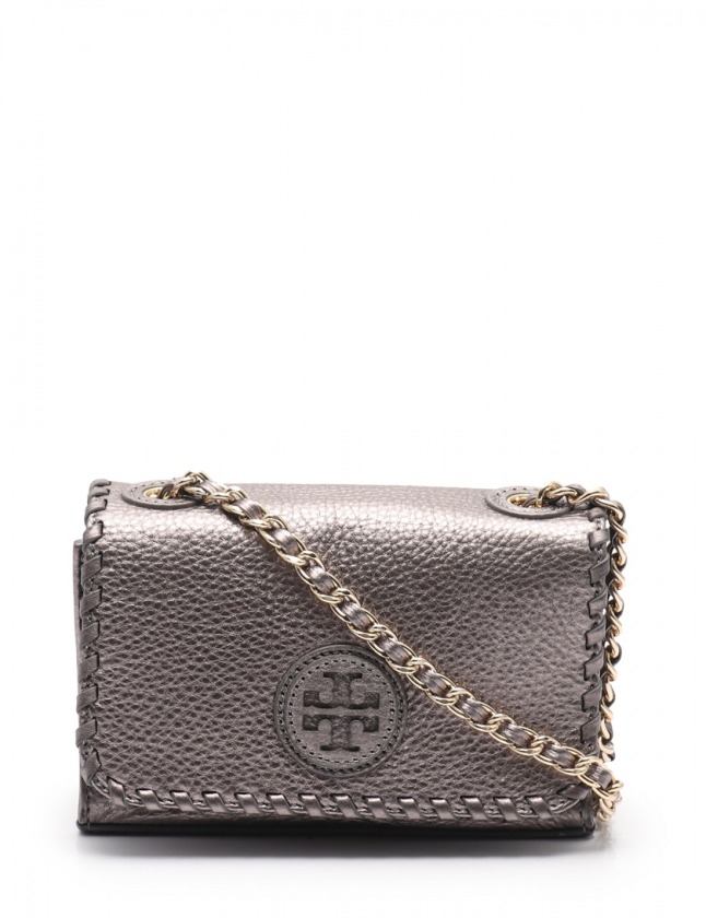 トリーバーチ TORY BURCH チェーンショルダーバッグ マリオン グレー  