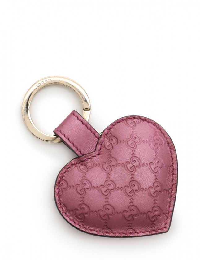 グッチ GUCCI キーリング マイクログッチシマ キーホルダー 紫 小物 