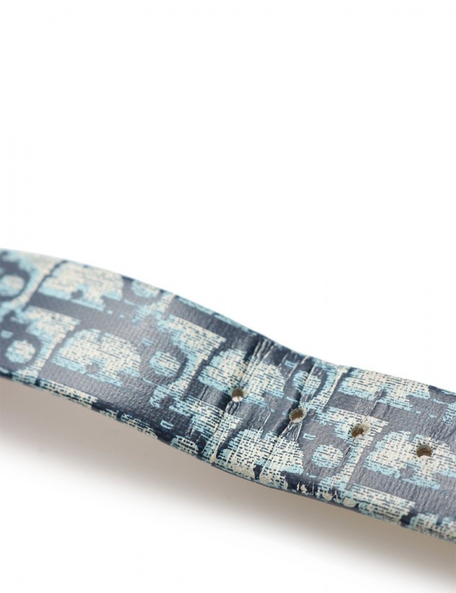 Dior ヘアバンド ネイビー/アイボリー Dior Oblique Dior Band Headband Navy Blue Embroidery | DIOR