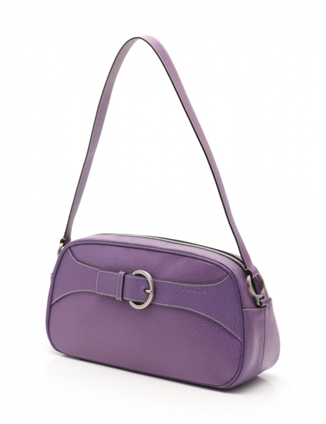 PRADA プラダ ショルダーバッグ ポケット レザー 紫 プラダ PRADA ショルダーバッグ 紫 B10751 レザー CINGHIALE