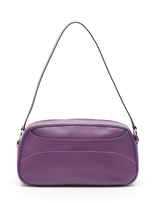 プラダ PRADA ショルダーバッグ 紫 B10751 レザー CINGHIALE FIBBI 