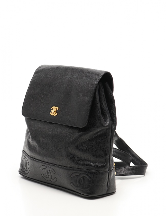 シャネル CHANEL リュック チェーンバックパック トリプルココマーク 