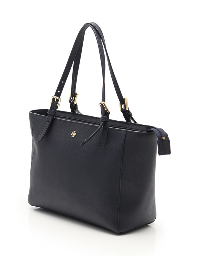 トリーバーチ TORY BURCH トートバッグ ネイビー レザー レディース