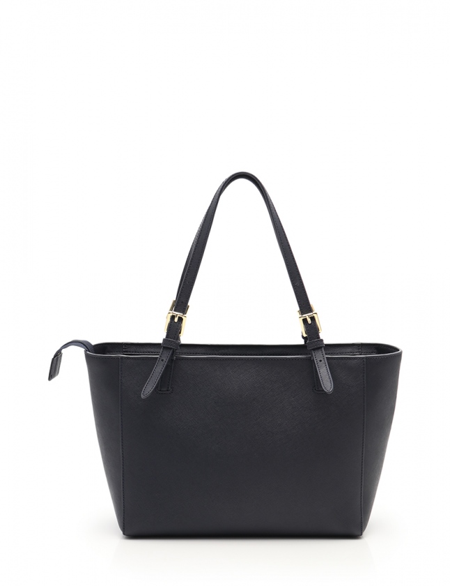 トリーバーチ TORY BURCH トートバッグ ネイビー レザー レディース