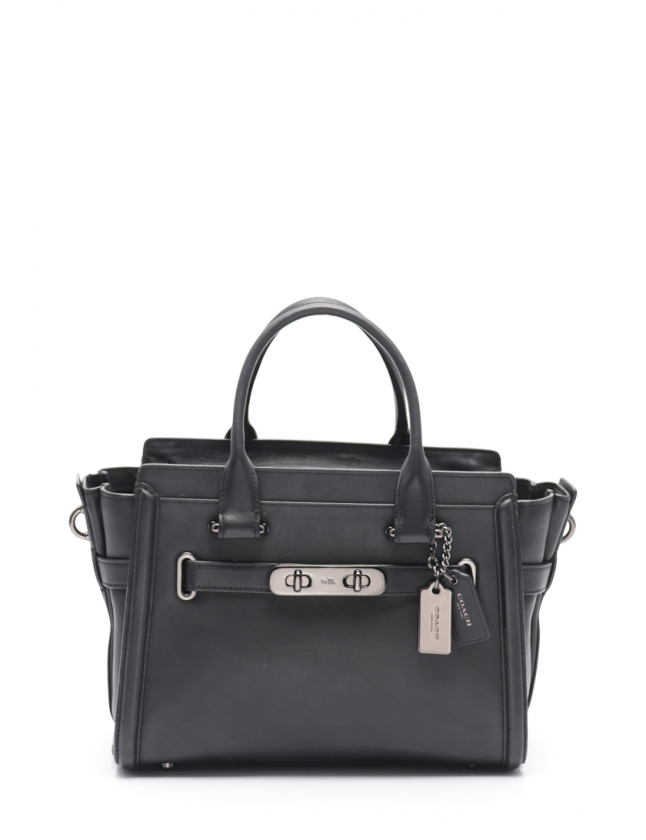 コーチ COACH ハンドバッグ ショルダーバッグ スワッガー 27 黒 55496  