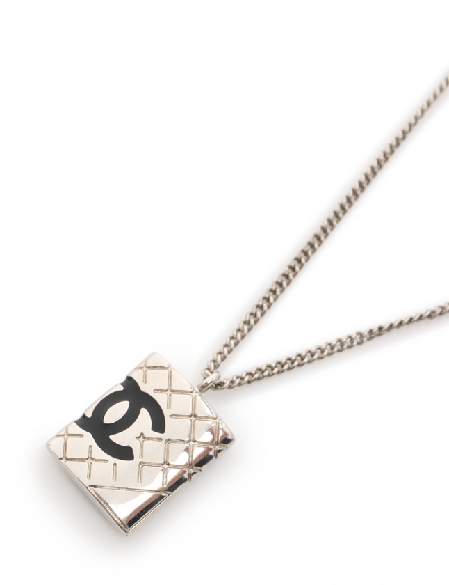 シャネル CHANEL ネックレス ペンダント ココマーク カンボンライン