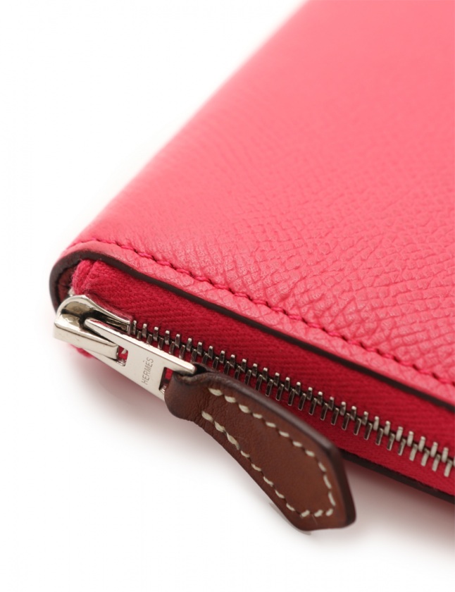 エルメス HERMES ラウンドファスナー長財布 アザップロング シルクイン  