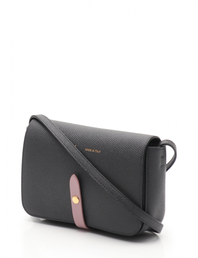 セリーヌ CELINE ショルダーバッグ ダークグレー ピンクパープル 