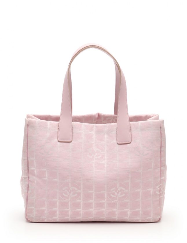 シャネル CHANEL トートバッグ ニュートラベルラインMM ピンク 