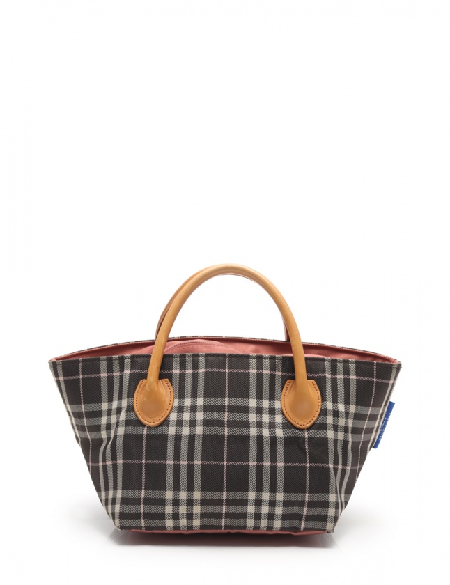 バーバリーブルーレーベル BURBERRY BLUE LABEL トートバッグ グレー 