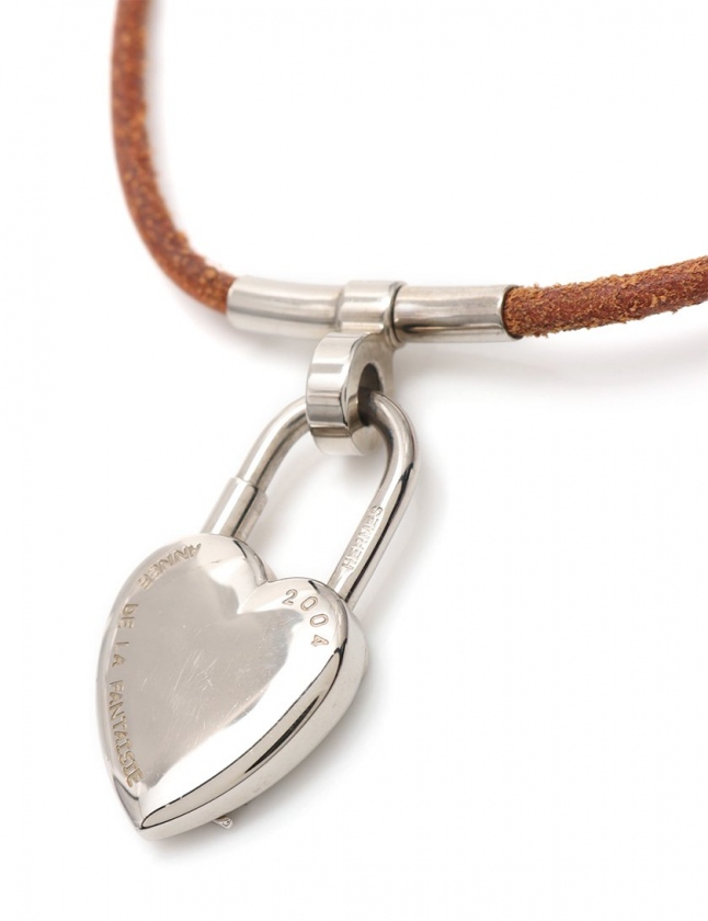 エルメス HERMES チョーカー ネックレス カデナ ファンタジー シルバー 