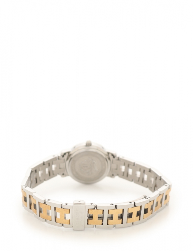 エルメス HERMES 腕時計 クリッパー レディース シルバー ゴールド CL4