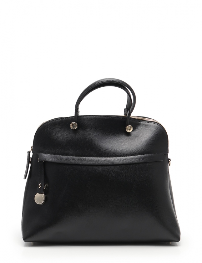 フルラ FURLA ハンドバッグ ショルダーバッグ パイパー Lドーム 黒 