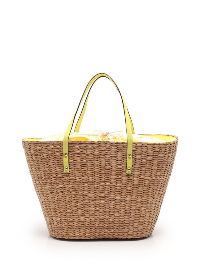 ケイトスペード KATE SPADE トートバッグ かごバッグ アイボリー
