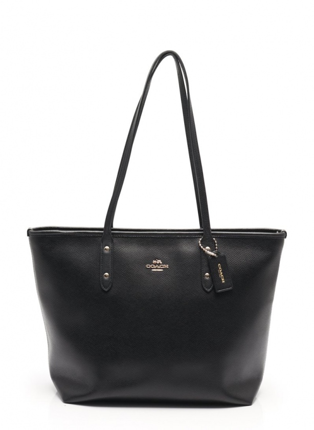コーチ COACH トートバッグ シティジップ 黒 F36875 レザー レディース