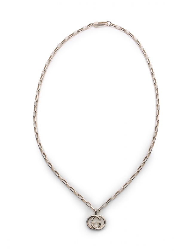 GUCCI グッチ インターロッキングG SV925 ネックレス　アクセサリー GUCCI グッチ インターロッキングG ペンダント ネックレス SV925