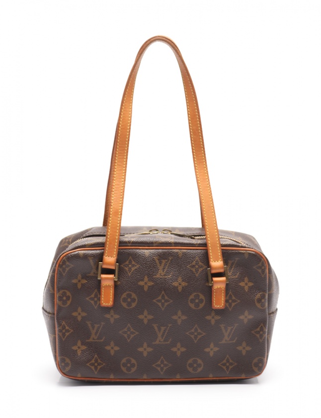 ルイヴィトン LOUIS VUITTON ショルダーバッグ シテMM モノグラム 茶 