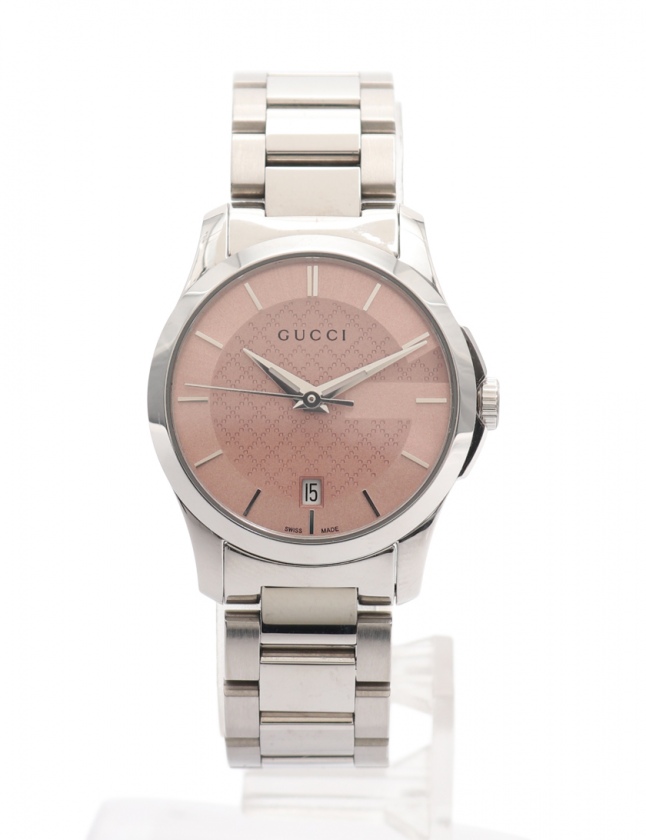 GUCCI 126.5 ピンク Gタイムレス レディース 腕時計 稼働品 グッチ(GUCCI)グッチ Gタイムレス 腕時計 時計 レディース 126.5