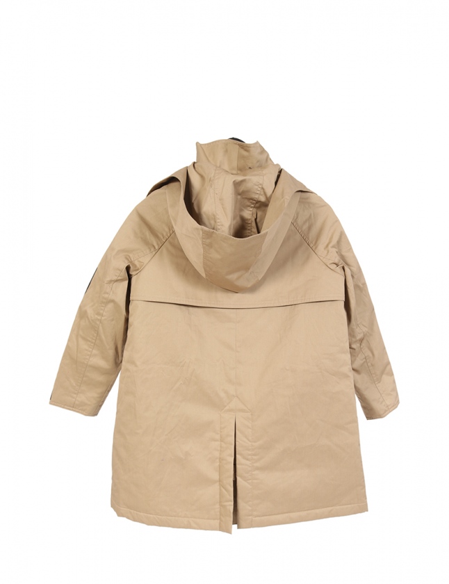 バーバリー BURBERRY コート デタッチャブルフード ロゴプリント  