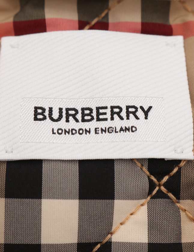 バーバリー BURBERRY コート デタッチャブルフード ロゴプリント 