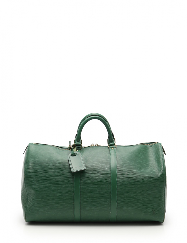 ルイヴィトン LOUIS VUITTON ボストンバッグ キーポル50 エピ ボルネオ  