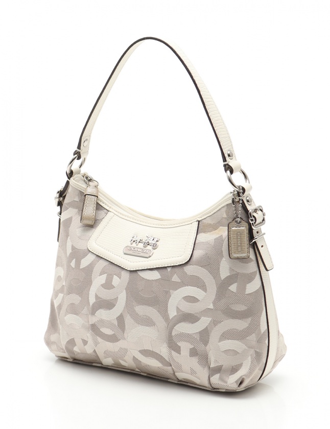コーチ COACH ショルダーバッグ チェーンリンクマディソン アイボリー 