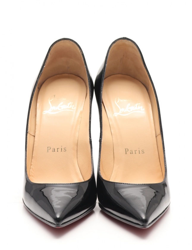 クリスチャンルブタン Christian louboutin パンプス 黒 34 シューズ