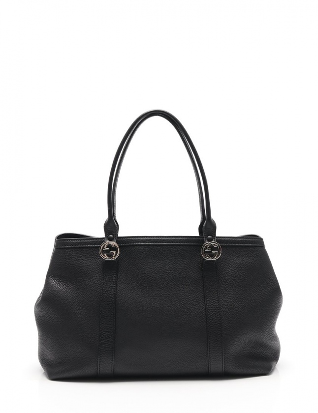 グッチ GUCCI トートバッグ ミスGG 黒 353122 レザー レディース