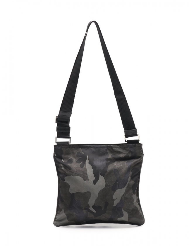 プラダ PRADA ショルダーバッグ カモフラ 迷彩柄 カーキ マルチカラー  