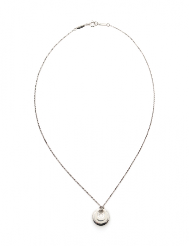 ティファニー TIFFANY & CO. ネックレス ラウンドペンダント シルバー 