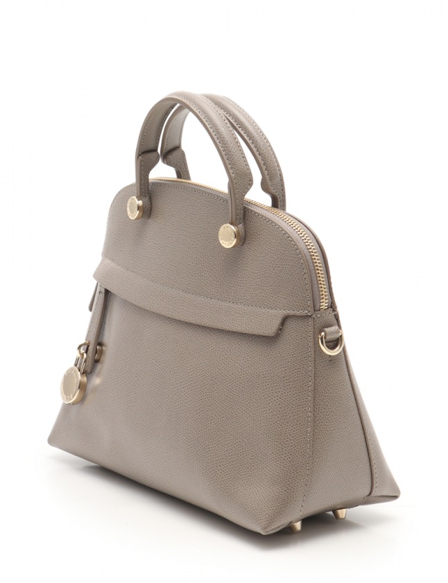 ♡大人気♡フルラ 打ち放し パイパーM 2way ショルダーバッグ グレージュ 