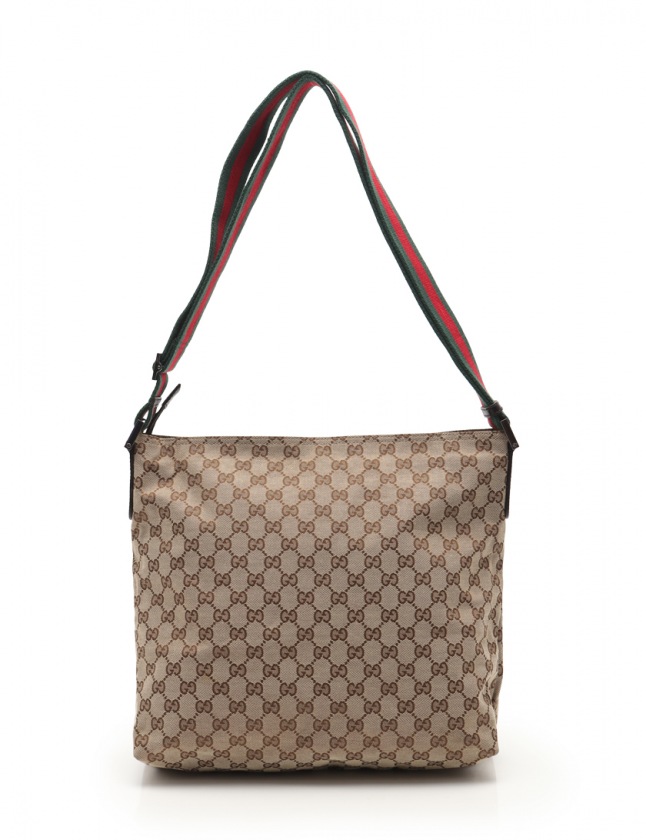 グッチ ショルダーバック GG キャンバス シェリーライン 189751