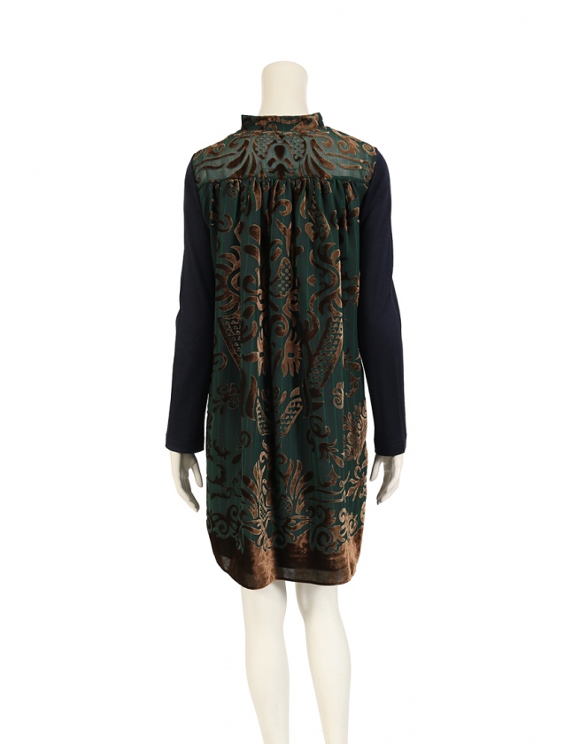 サカイ sacai 23SS バンダナ プリント ドレス ワンピース ペイズリー柄